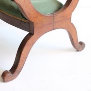 Tabouret et chaise de prière transformables victoriens pour prie-Dieu