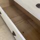Charming old country sideboard painted in lime white