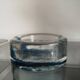 Blue bubble glass ashtray/pocket tray – from Sweden