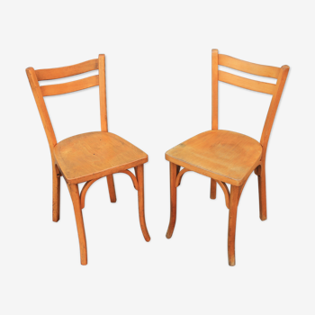 Pair of baumann bistro chairs No.56