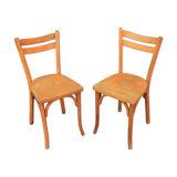 Pair of baumann bistro chairs No.56