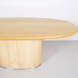 Travertine dining table Jean Charles 70s