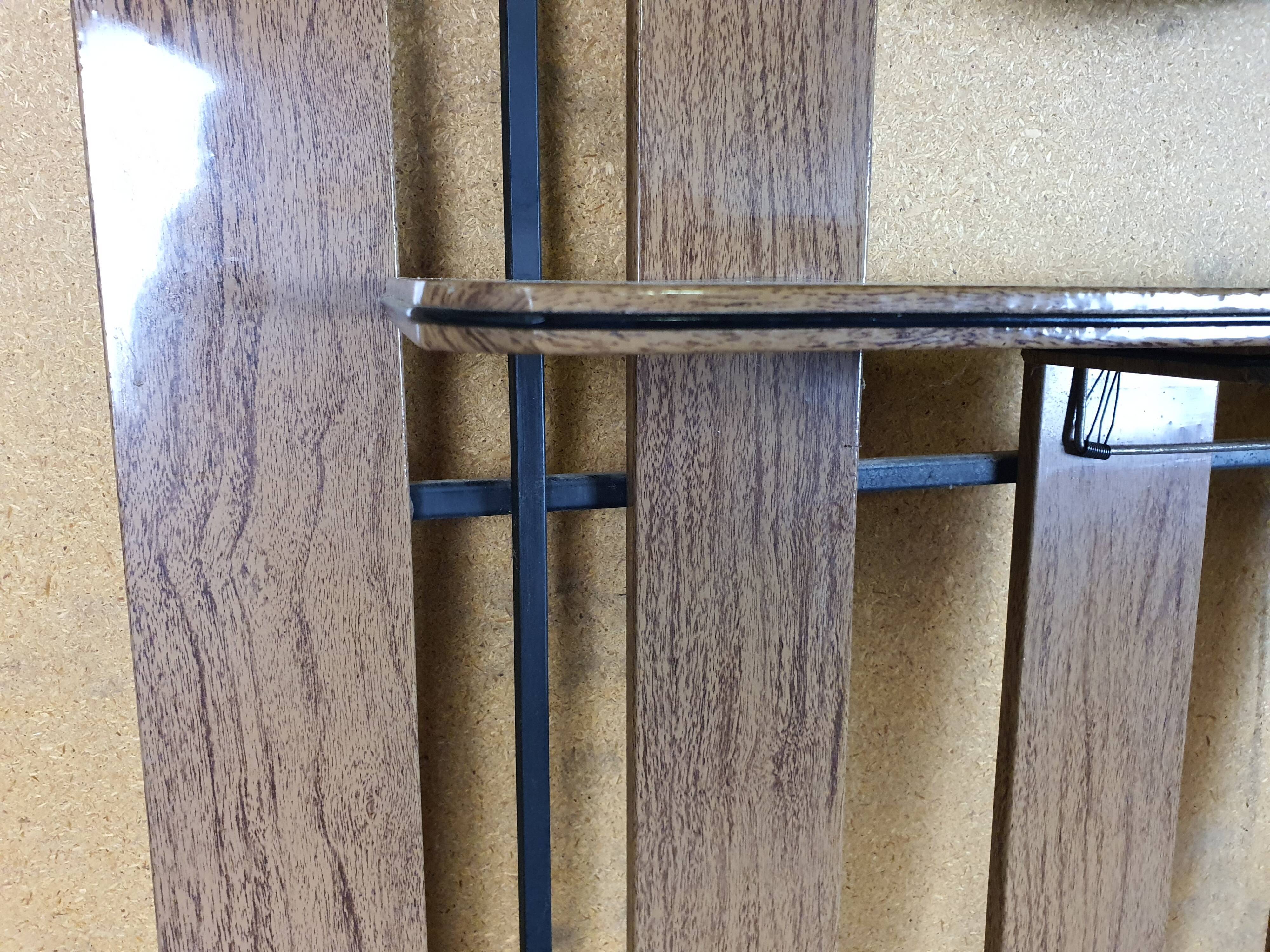 Wall coat hanger with mirror, 50s