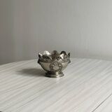Shiny silver metal cup