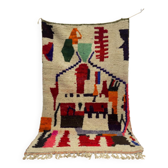 Handmade traditional carpet 250cm x 150cm Moroccan