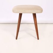 Tabouret Beige Mid-Century Modern, Europe, années 1960
