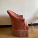 Fauteuil crapaud rose