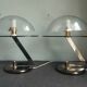 Lampes de table en verre Murano vintage