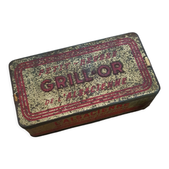 Old metal box l'alsacienne grill'or - lpr22085