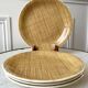 Set of 4 flat plates Villeroy & Boch model "Bern" 50s