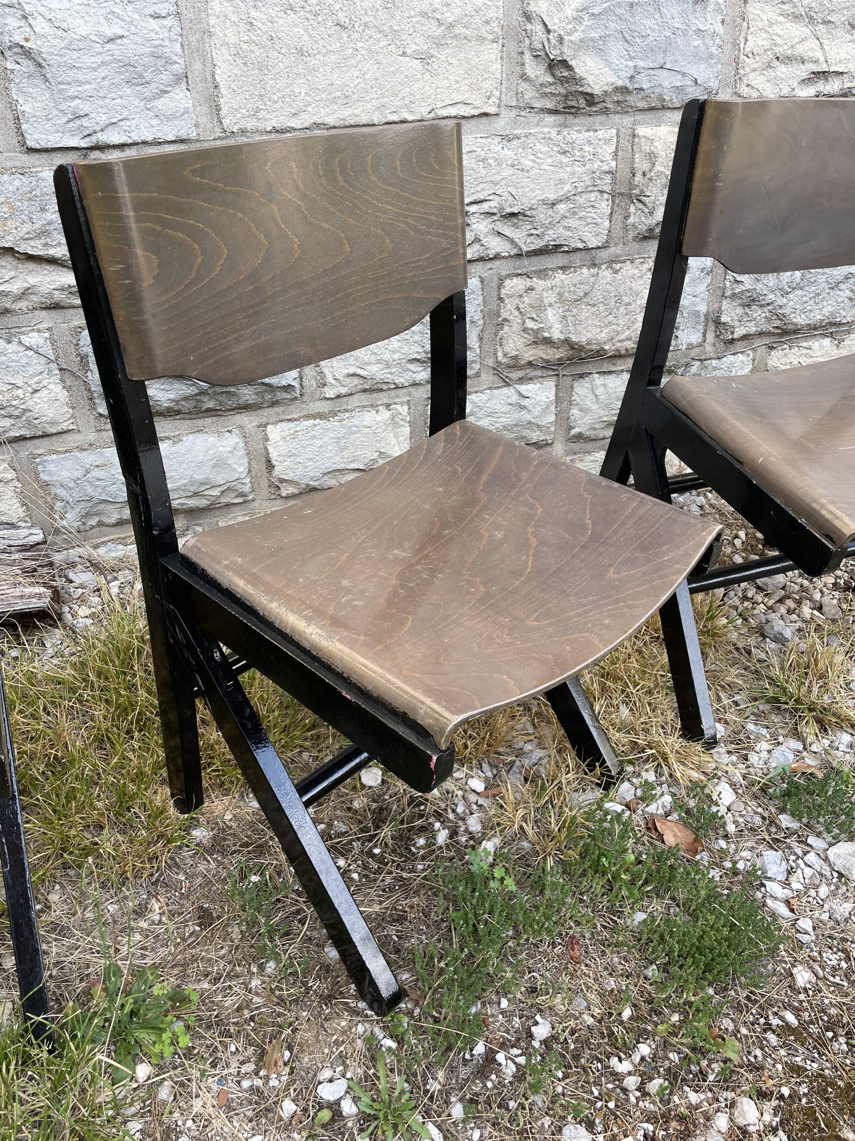 Set of 6 Chairs Baumann model Koka
