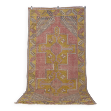 Tapis de sol tribal Oushak sku2521