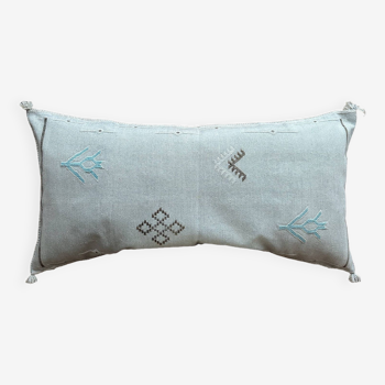 Extra large Sabra pillow, Moroccan pillows; Cactus Sabra silk pillow cover.
