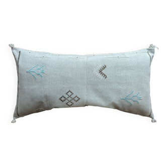 Extra large Sabra pillow, Moroccan pillows; Cactus Sabra silk pillow cover.