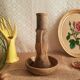 Candle holder terracotta cellar rat Orezza Campo Piano Corsica - Vintage