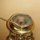 American table lamp 3 brass lights, 1950