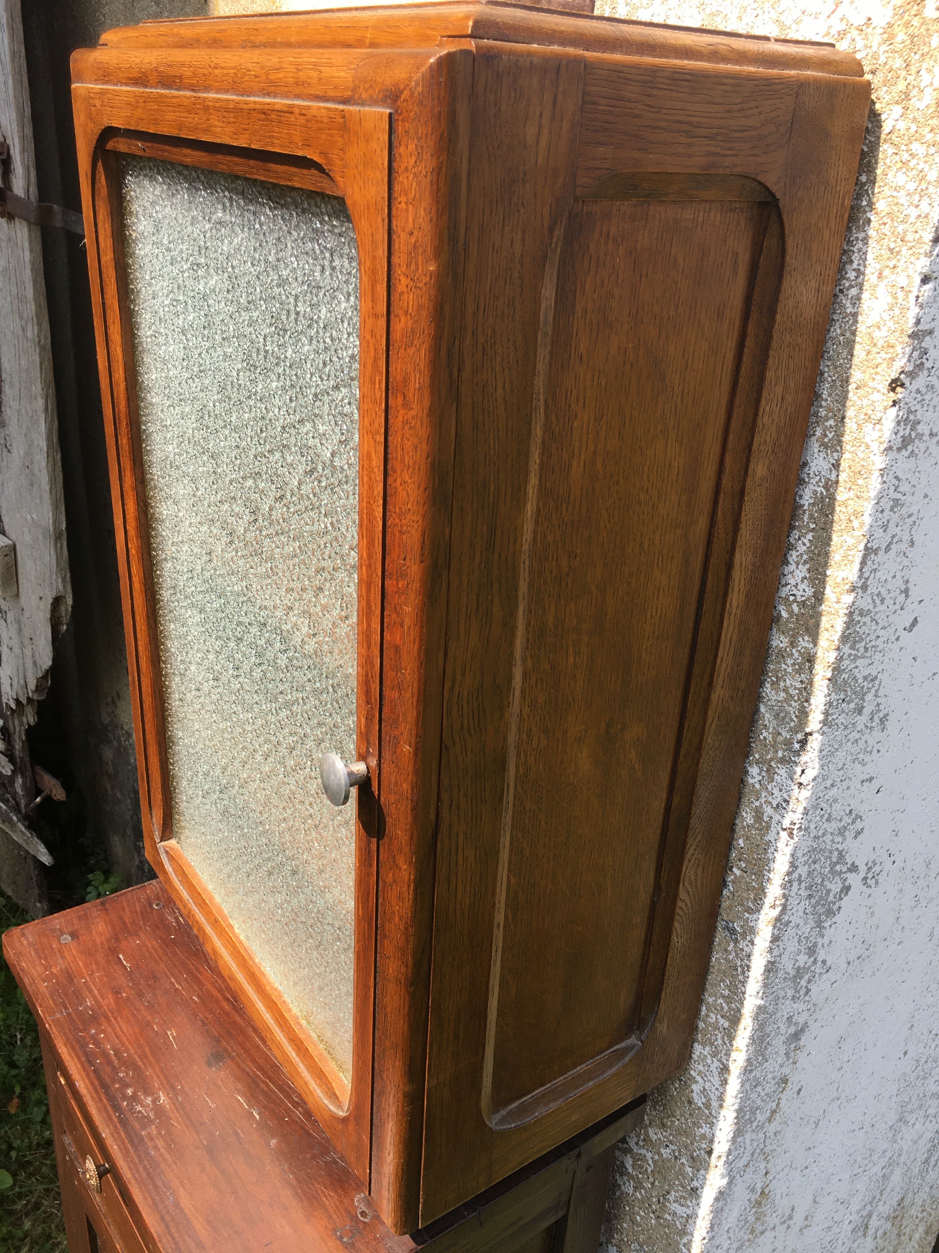 High glazed oak furniture