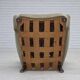 1960s, Danish armchair, green furniture velour, oak wood legs.