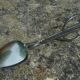 Stainless steel cutlery/salad clips, vintage 70s