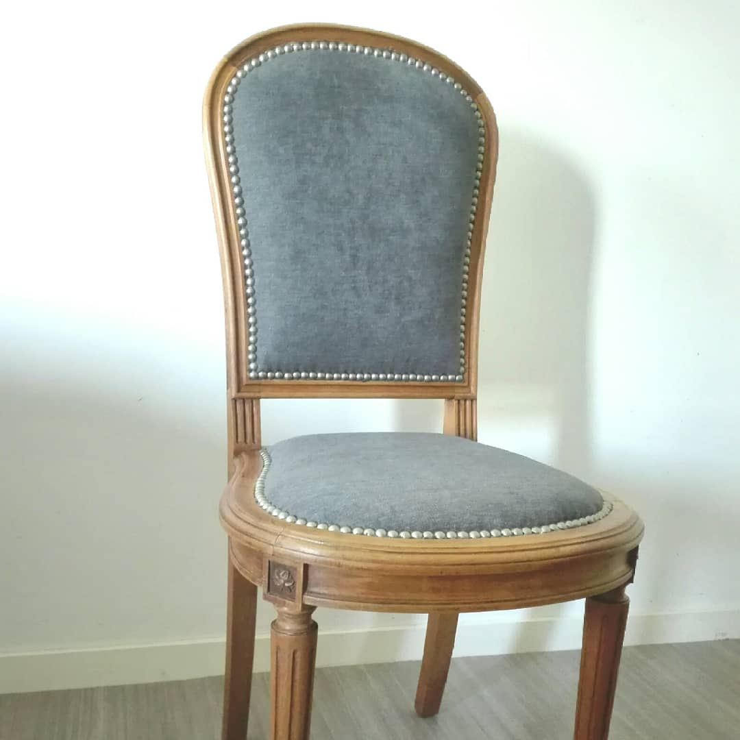 Beautiful restored Louis XVI-style chairs