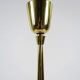 Lustre en laiton et verre, années 1950