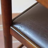 4 brutalist skai chairs (3 lots available)