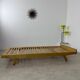 Ancienne banquette Daybed / lit réglable en bois design Holma vintage années 60
