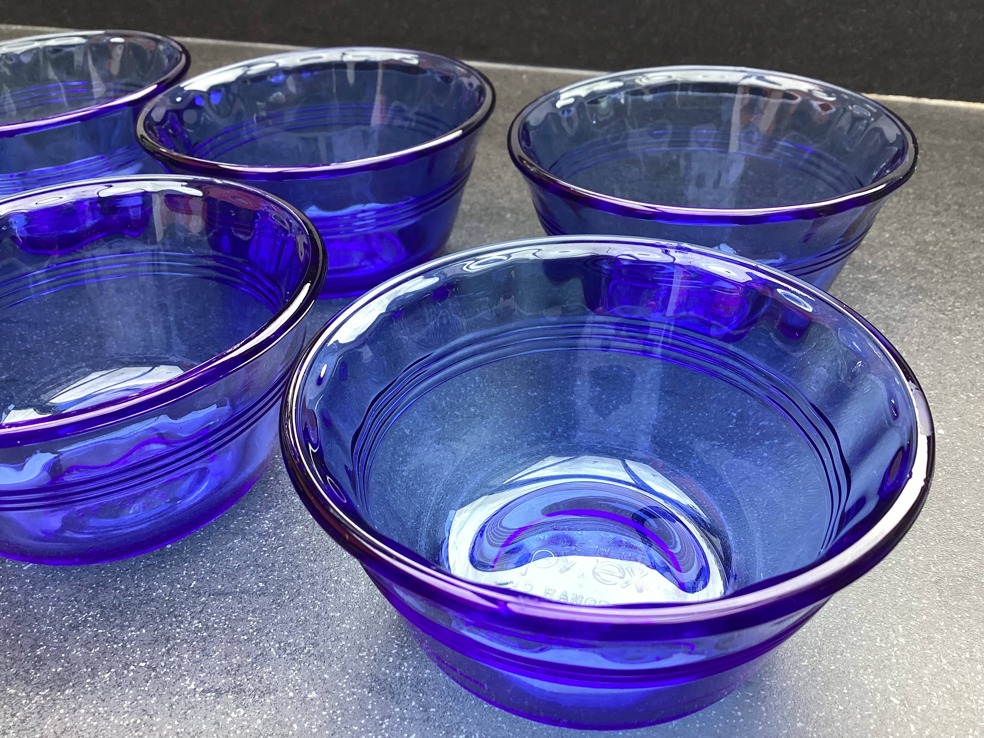 6 coupelles en verre Pyrex made in USA