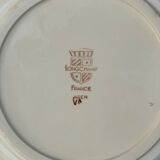 7 Old dessert Asiettes in faIence, Longchamp Agen service