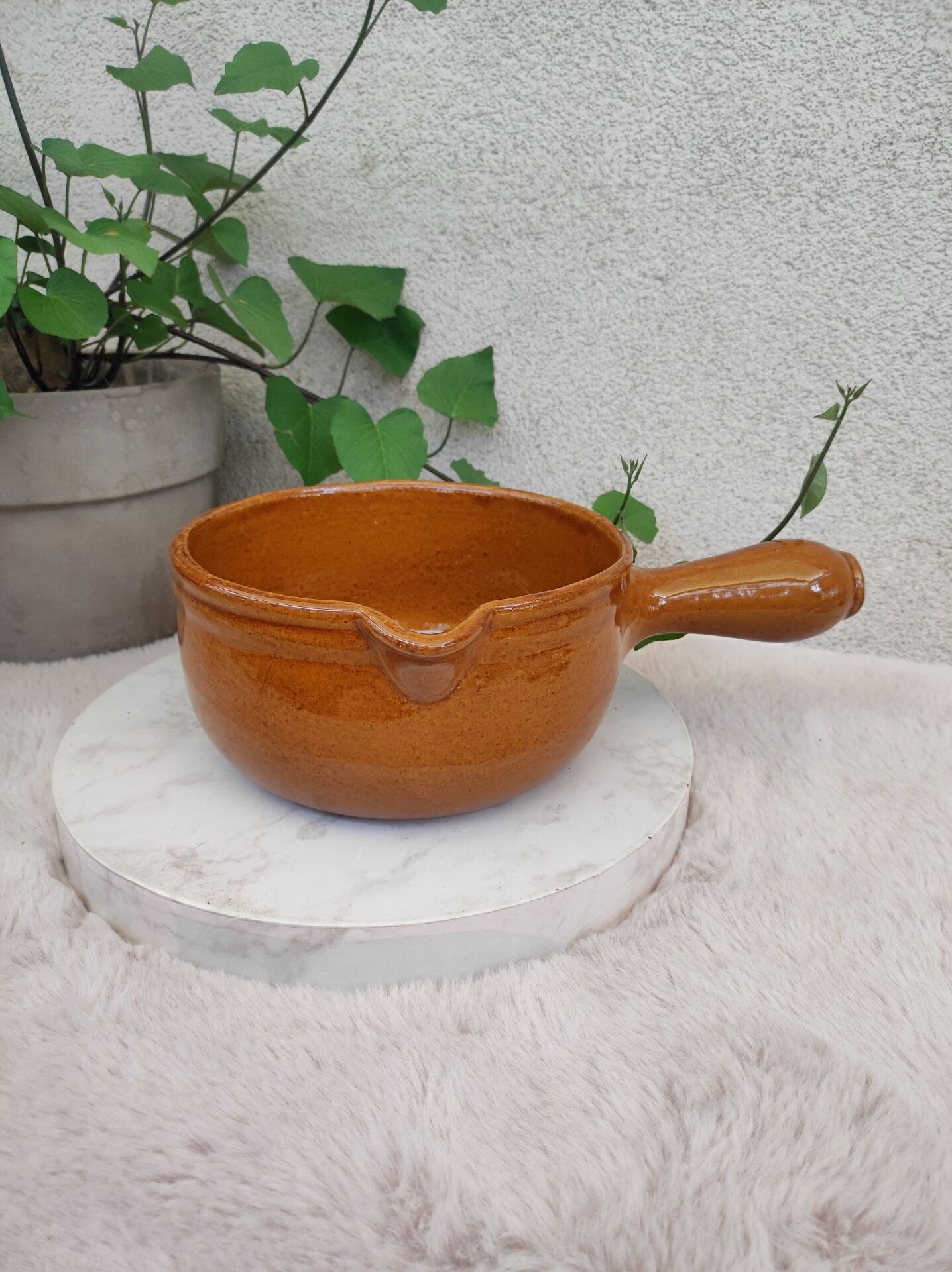 Old terracotta stove