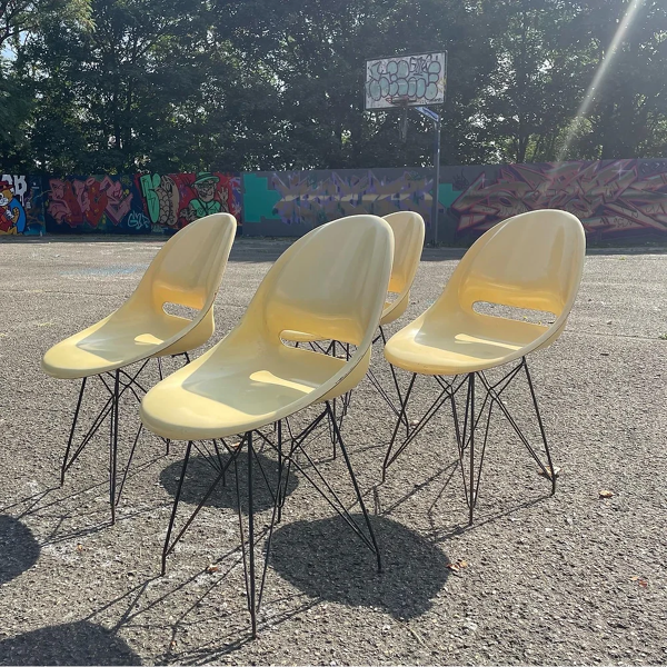 Set de 4 chaises de Miroslav Navratil