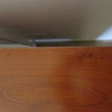 Chest of drawers in solid cherry wood with a curved top - Louis Philippe style - 4 drawers