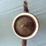 Théière anglaise "Brown Betty" – Céramique vintage – Années 1950