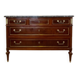 Commode d’époque Louis XVI en acajou