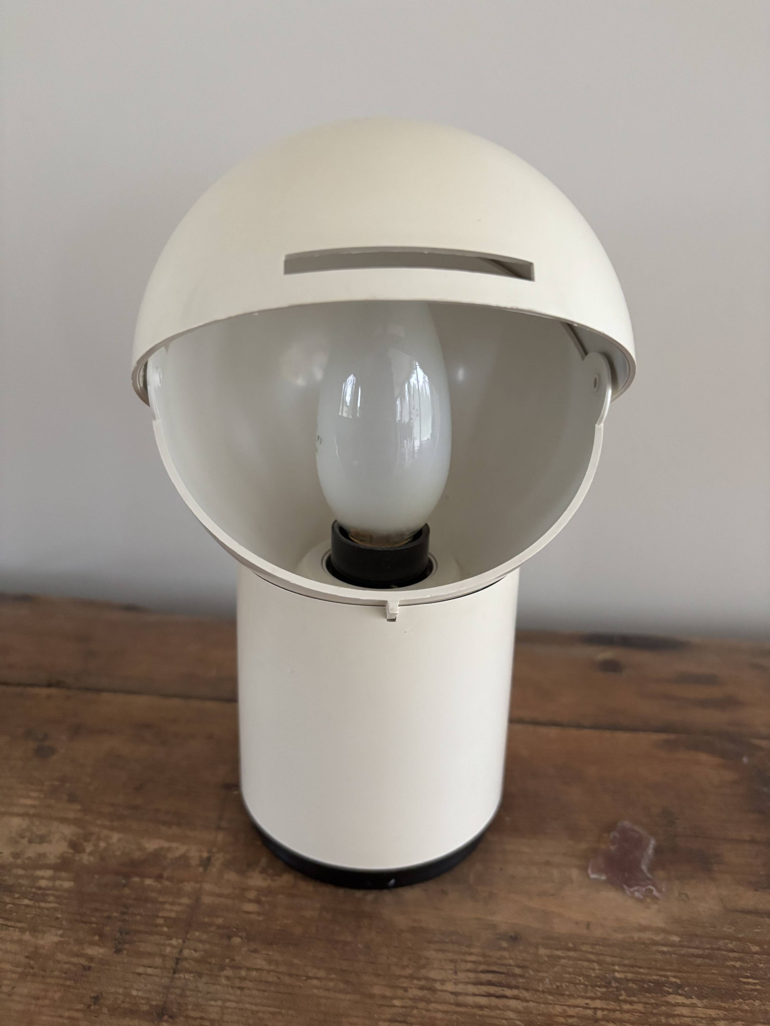 Set of two Vintage 'Pac-Man' Asteroidi Siberin Caronno table lamp Italy 70's design