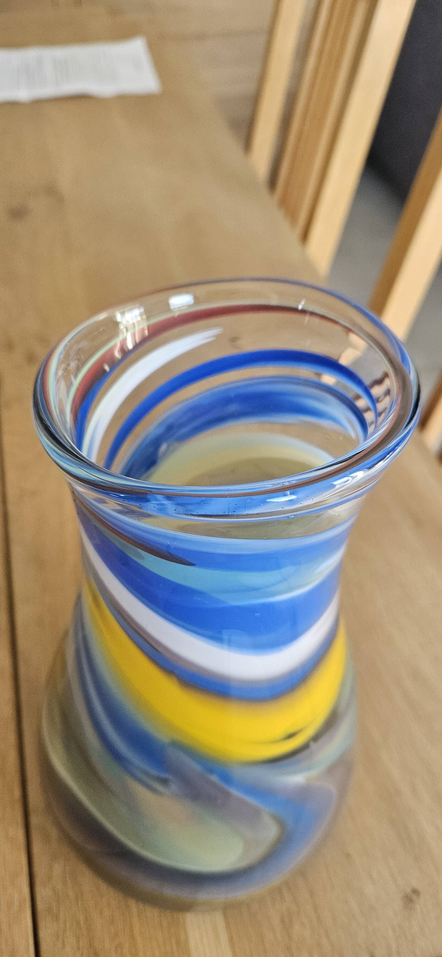 blown glass vase