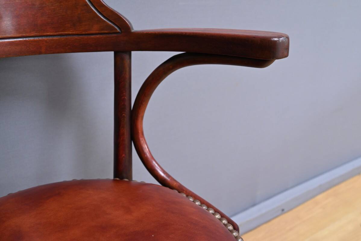 Stained Beech Office Chair  – 1930