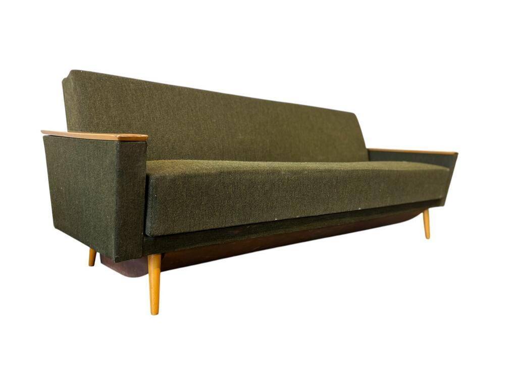 Vintage green sofa / sofa bed / couch