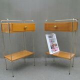 Pair of vintage bedside tables