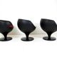 Suite of 3 Luna chairs by Pierre Guariche for Meurop 1967