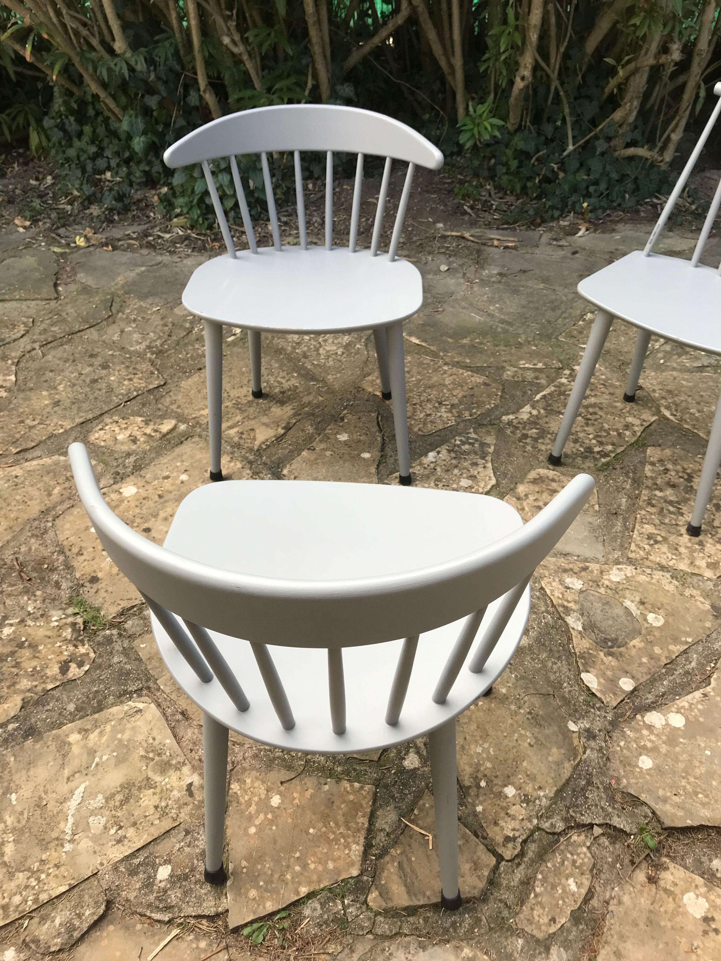 Paire de chaises scandinaves FDB Mobler 1971