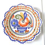 Henriot Quimper pair of decorative plates