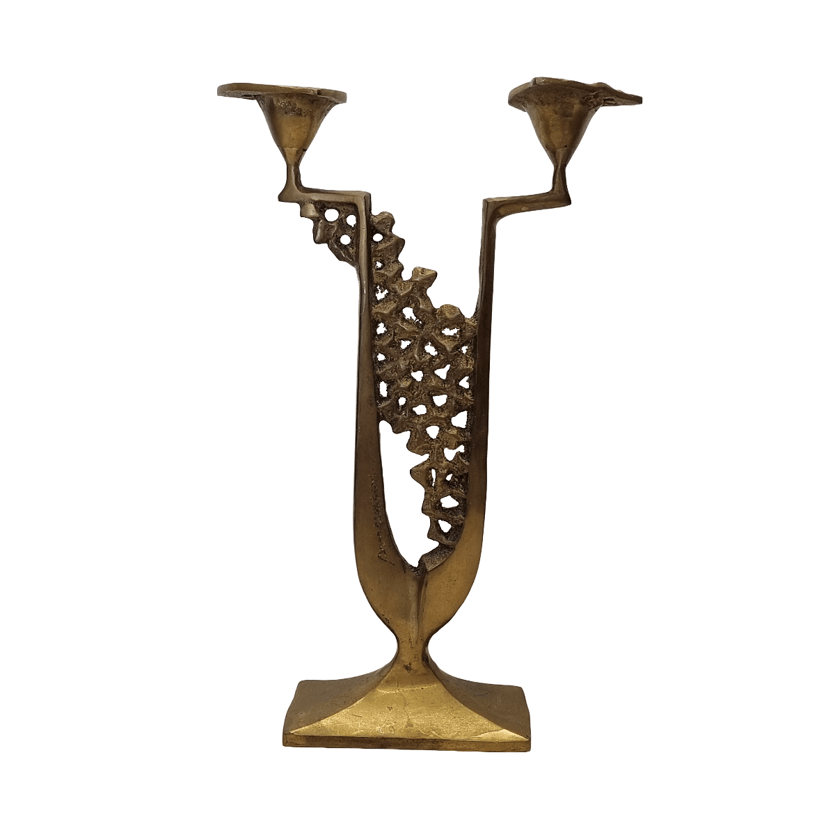 Vintage Brutalist Candlestick By Horst Dalbeck, 1960/70s