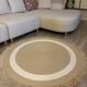Natura – Stilvoller runder Teppich 120x120 Cm
