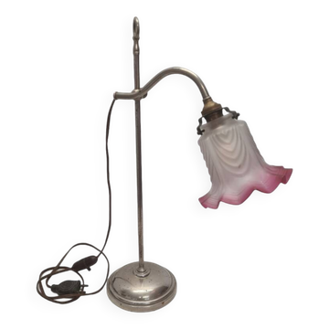 Lampe de bureau française antique, années 1900