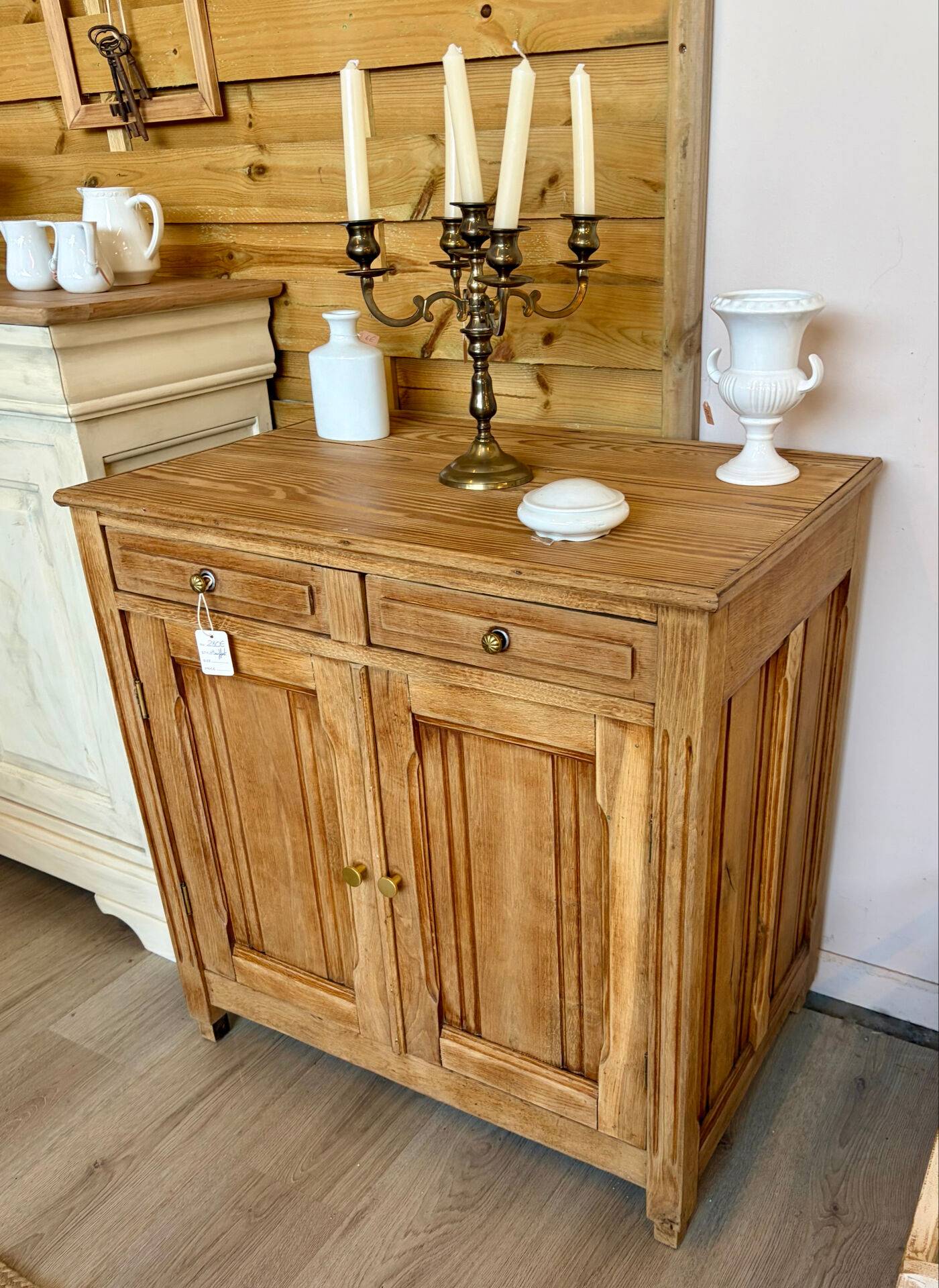 Small raw wood buffet