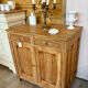 Small raw wood buffet
