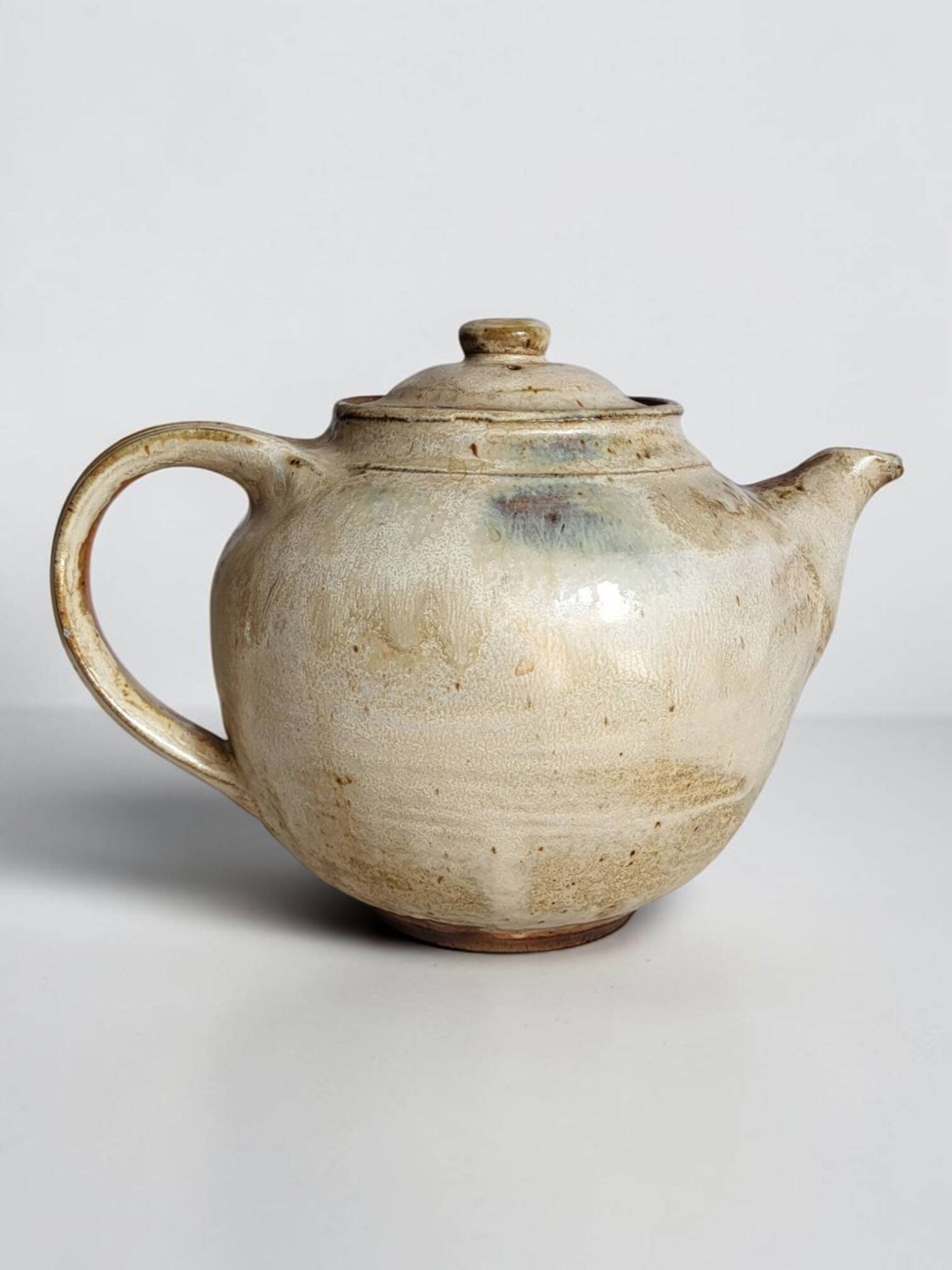 Glazed stoneware teapot – Hervé Rousseau, Atelier de Boisbelle, La Borne