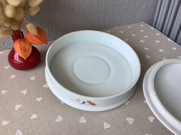 Boîte A.Raynaud & Cie Limoges décor Hokusai