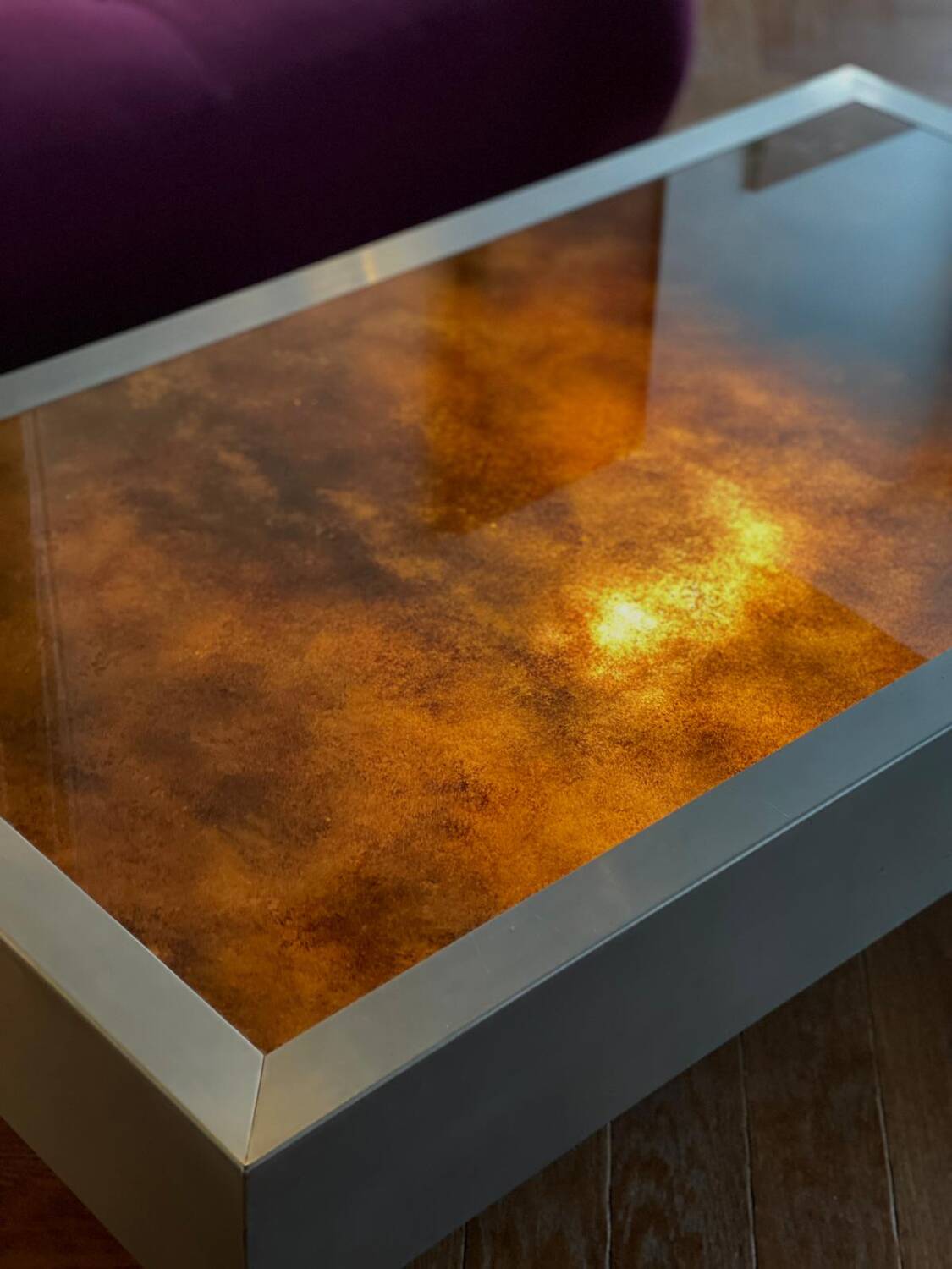Coffe table attributed to Willy Rizzo – Italy, 1970s